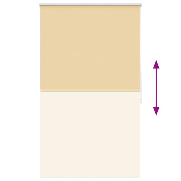 Verdunkelungsrollo Beige 100 x 175 cm