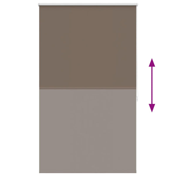 Verdunkelungsrollo 104,4 x 175 cm, Stoffbreite 100 cm, Kaffeebraun
