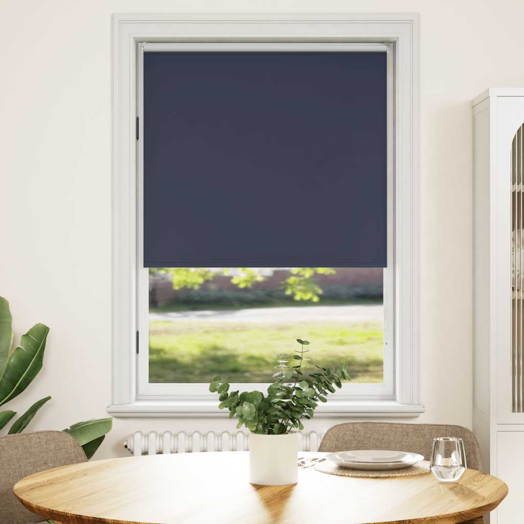 Verdunkelungsrollo 104,4 x 175 cm, Stoffbreite 100 cm, Marineblau