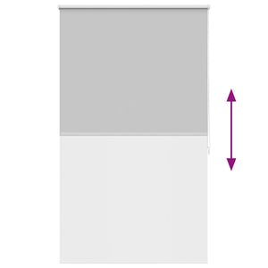 Verdunkelungsrollo Grau 104,4x175cm