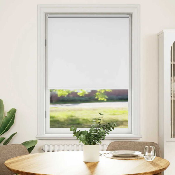 Verdunkelungsrollo 124,4 x 175 cm, Stoffbreite 120 cm, Weiß
