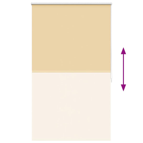 Verdunkelungsrollo 124,4 x 175 cm, Stoffbreite 120 cm, Beige