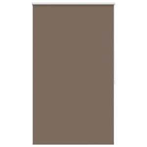 Kaffeebraunes Verdunkelungsrollo, 120 cm Stoffbreite