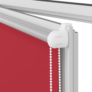 Verdunkelungsrollo 124,4 x 175 cm, Stoffbreite 120 cm, rot