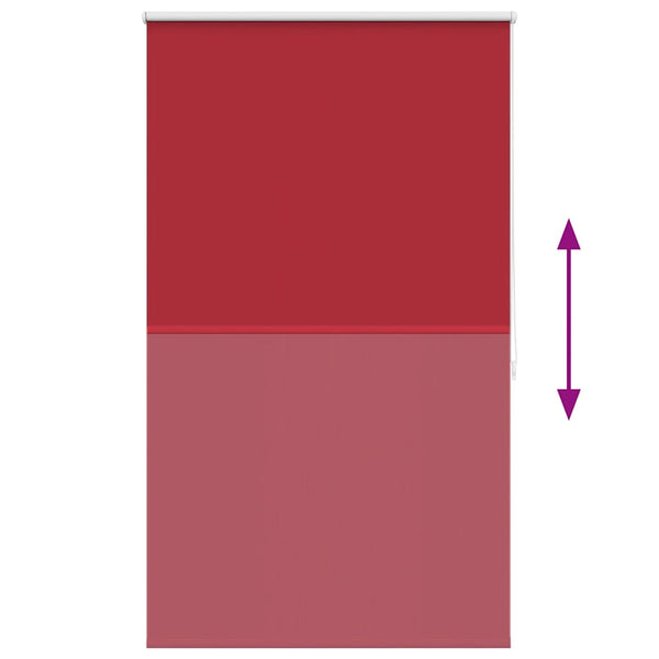 Verdunkelungsrollo 124,4 x 175 cm, Stoffbreite 120 cm, rot
