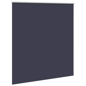 Marineblaues Verdunkelungsrollo, 140 cm Stoffbreite
