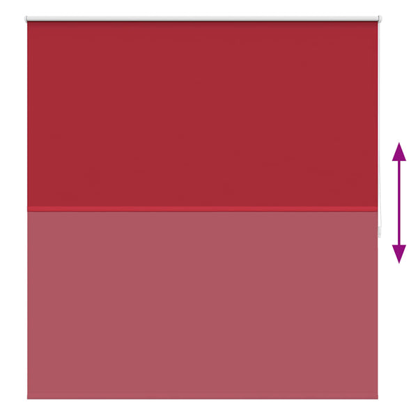 Verdunkelungsrollo 164,4 x 175 cm, Stoffbreite 160 cm, rot