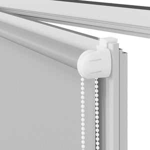 Graues Verdunkelungsrollo, 160 cm breit