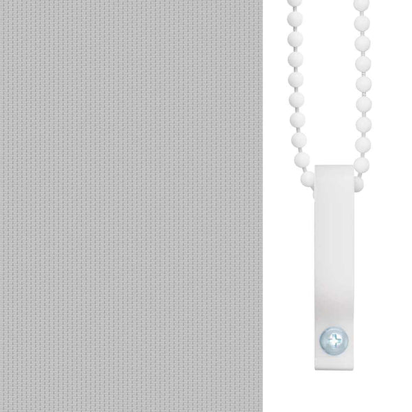 Graues Verdunkelungsrollo, 160 cm breit