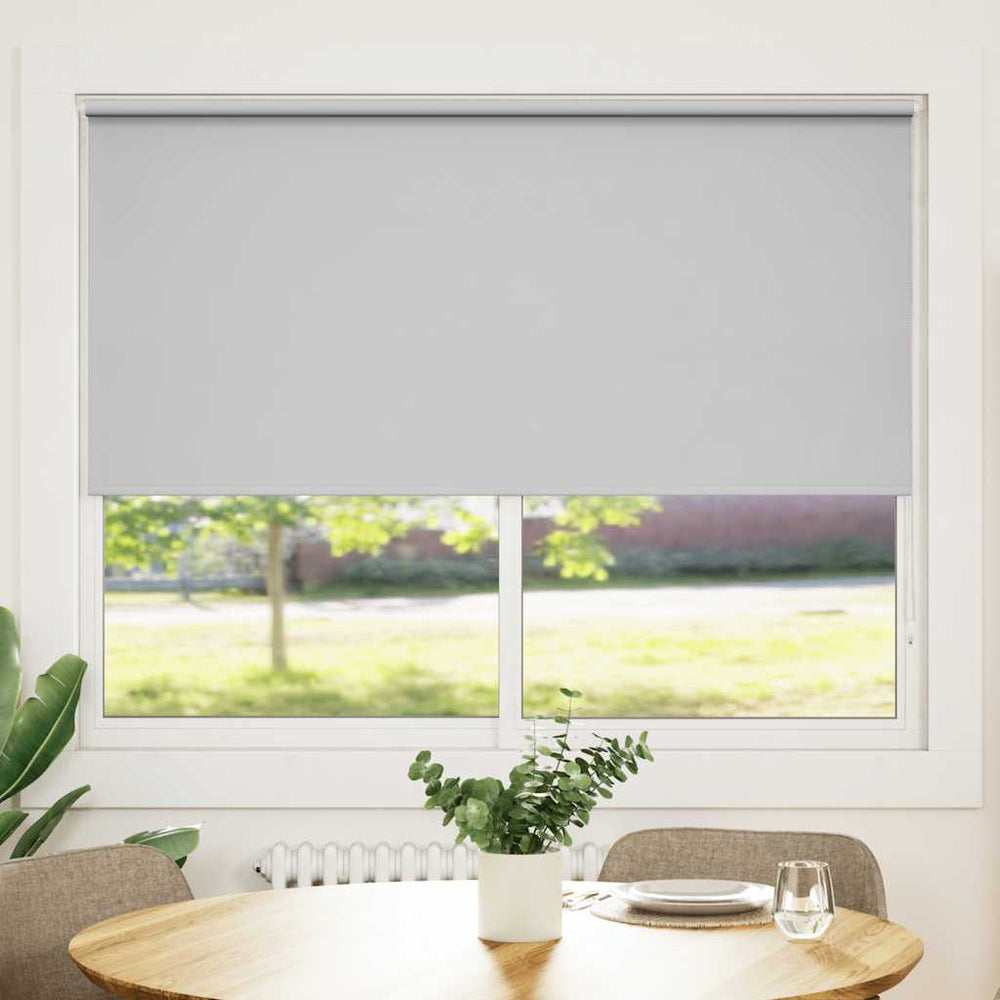 vidaXL Store occultant 164,4 x 175 cm, largeur de tissu 160 cm, gris
