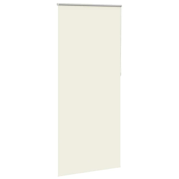 Verdunkelungsrollo 84,4 x 230 cm, Stoffbreite 80 cm, Gebrochen Weiß