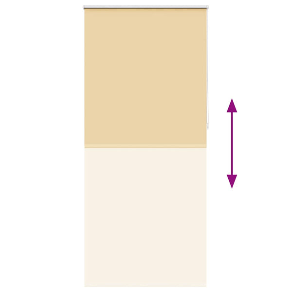 Verdunkelungsrollo Beige 80x230 cm