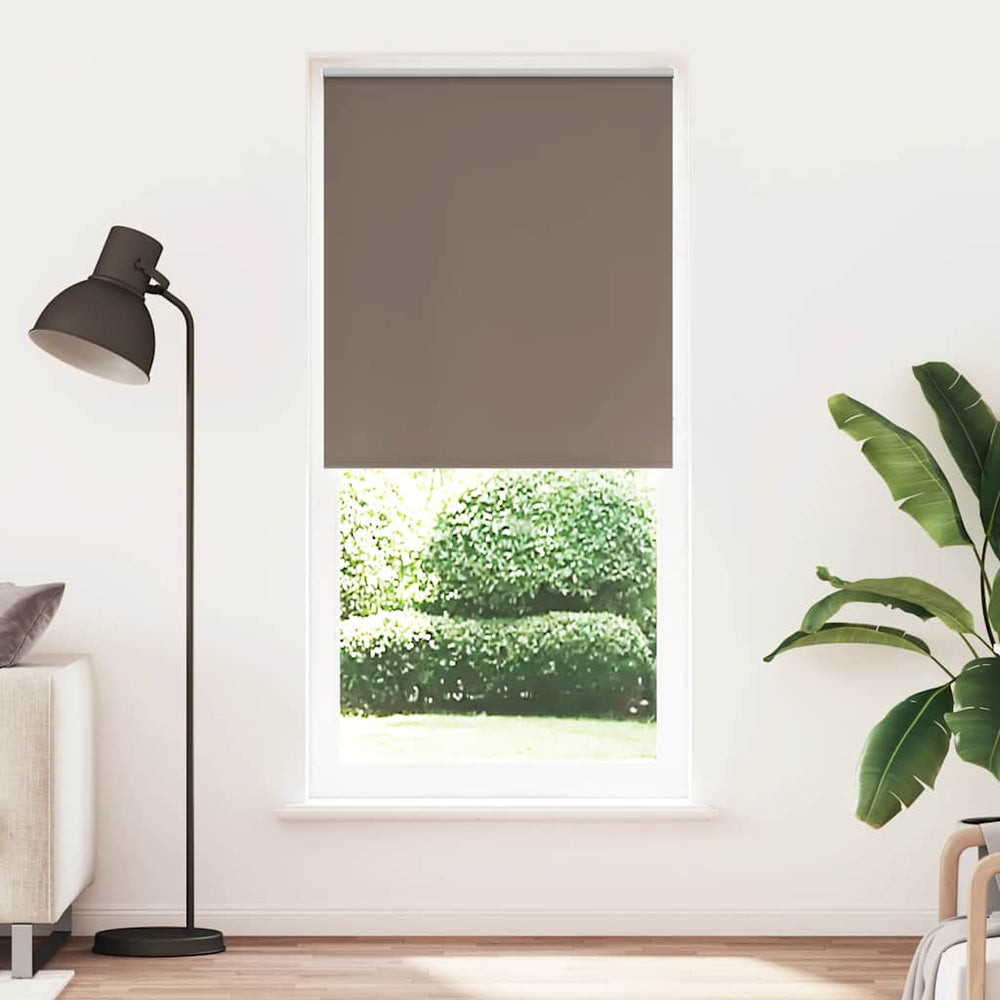 Verdunkelungsrollo, 80 cm Stoffbreite, Kaffeebraun