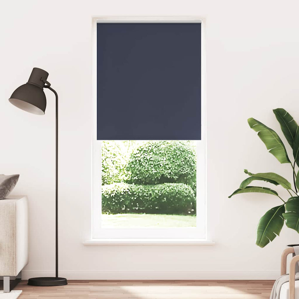 vidaXL Store occultant 84,4 x 230 cm, largeur du tissu 80 cm, bleu marine