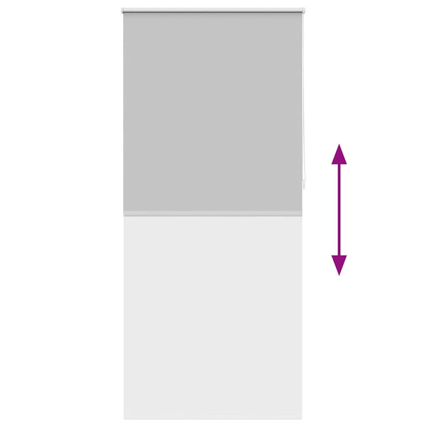 Verdunkelungsrollo 84,4 x 230 cm, Stoffbreite 80 cm, grau