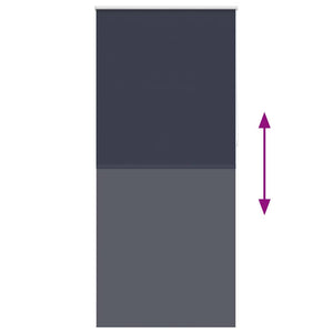 Verdunkelungsrollo 104,4 x 230 cm, Stoffbreite 100 cm, Marineblau