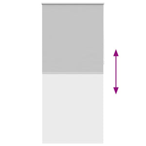Verdunkelungsrollo 104,4 x 230 cm, Stoffbreite 100 cm, grau