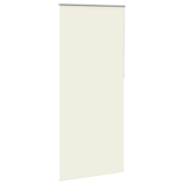 Verdunkelungsrollo 124,4 x 230 cm, Stoffbreite 120 cm, Gebrochen Weiß