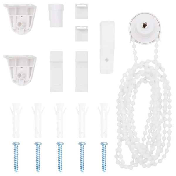 Graues Verdunkelungsrollo, 124,4 x 230 cm