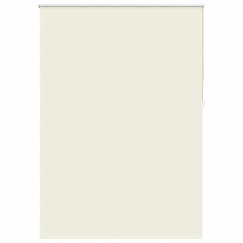 vidaXL Store enrouleur occultant 144,4 x 230 cm, largeur de tissu 140 cm, blanc cassé