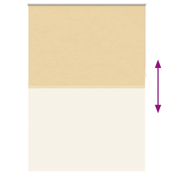 Beige Verdunkelungsrollo 144,4x230cm