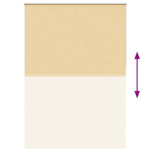 Verdunkelungsrollo 144,4 x 230 cm, Stoffbreite 140 cm, Beige