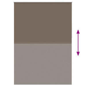 Verdunkelungsrollo 144,4 x 230 cm, Stoffbreite 140 cm, Kaffeebraun