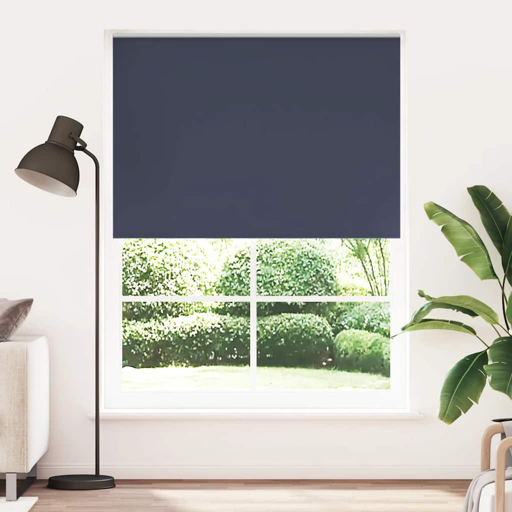 vidaXL Store occultant 144,4 x 230 cm, largeur de tissu 140 cm, bleu marine
