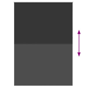 Verdunkelungsrollo 144,4 x 230 cm, Stoffbreite 140 cm, schwarz