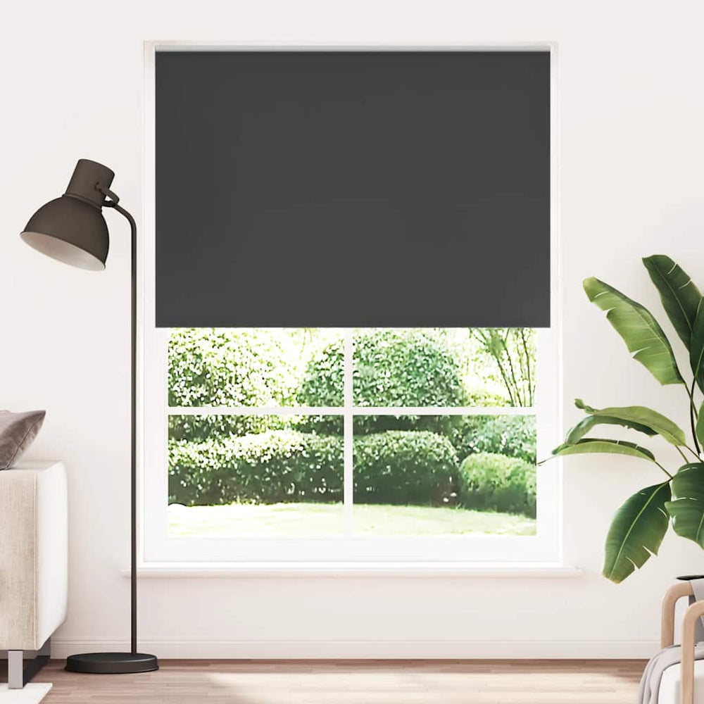 vidaXL Store occultant 144,4 x 230 cm, largeur de tissu 140 cm, noir