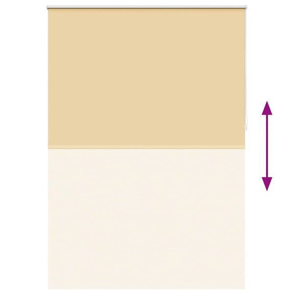 Beige Verdunkelungsrollo 164,4x230cm