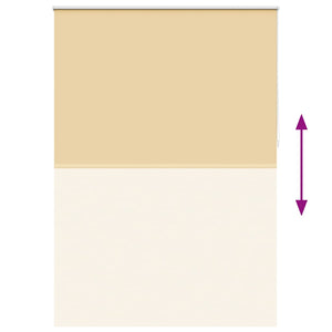 Verdunkelungsrollo 164,4 x 230 cm, Stoffbreite 160 cm, Beige
