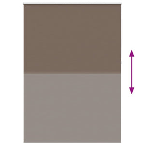 Verdunkelungsrollo 164,4 x 230 cm, Stoffbreite 160 cm, Kaffeebraun