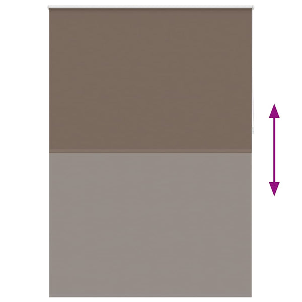 Verdunkelungsrollo 164,4 x 230 cm, Stoffbreite 160 cm, Kaffeebraun