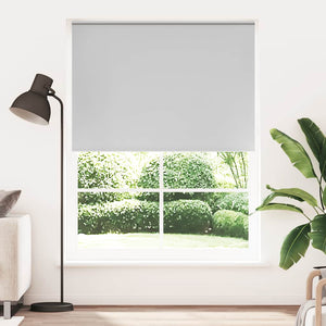 Graues Verdunkelungsrollo, 160 cm Stoffbreite