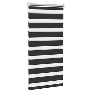 Schwarzes Zebra Rollo 40,9x100cm
