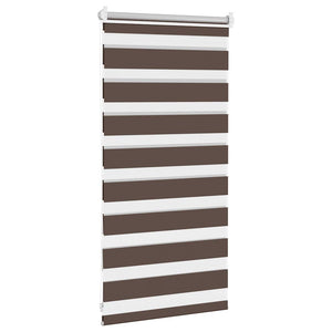 Zebra Rollo Kaffeebraun 40,9x100 cm