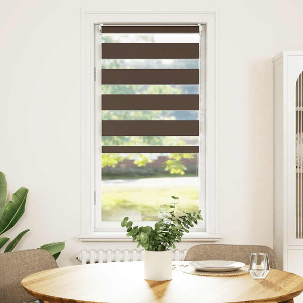 Zebra Rollo Kaffeebraun 40,9x100 cm