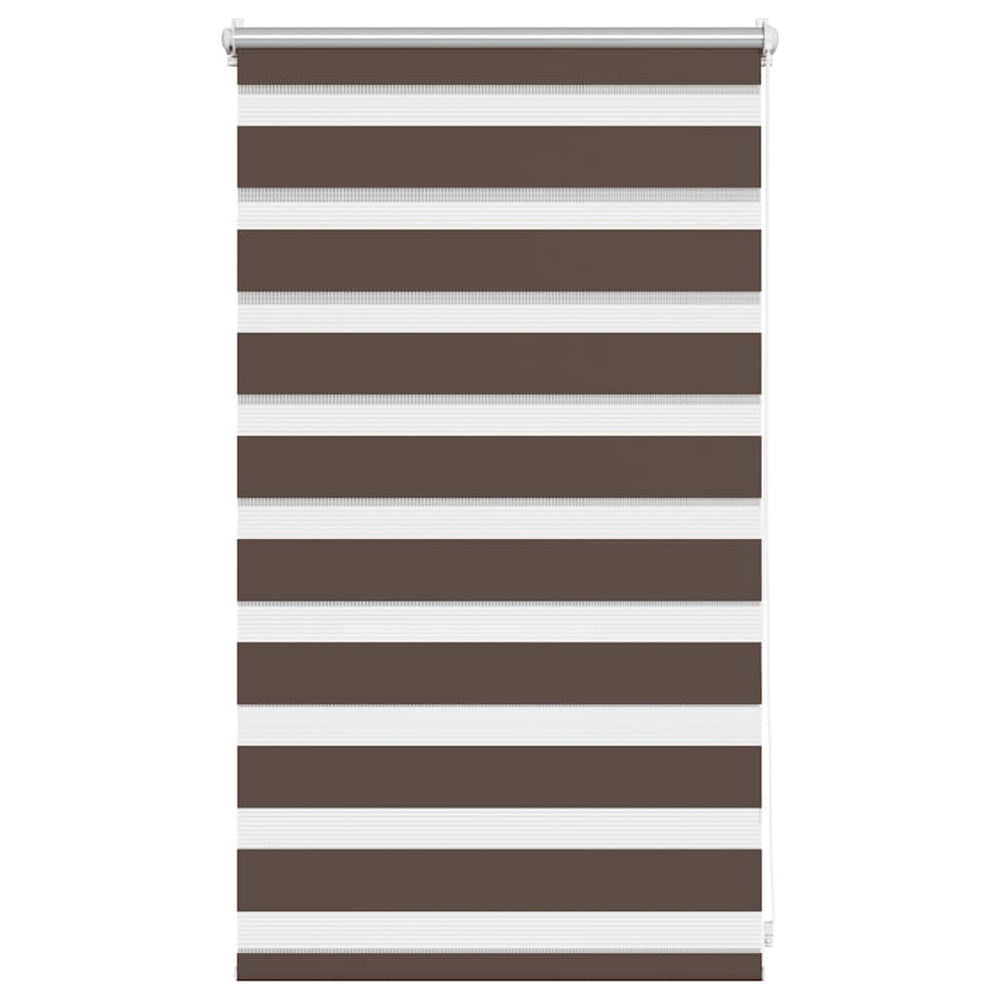 Kaffeebraunes Zebra Rollo 50,9x100 cm