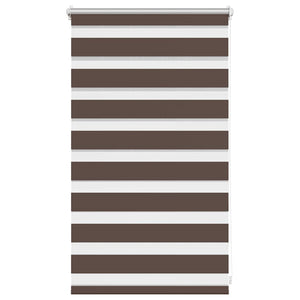 Kaffeebraunes Zebra Rollo 50,9x100 cm