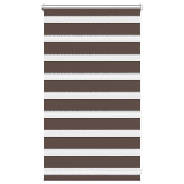 Kaffeebraunes Zebra Rollo 50,9x100 cm