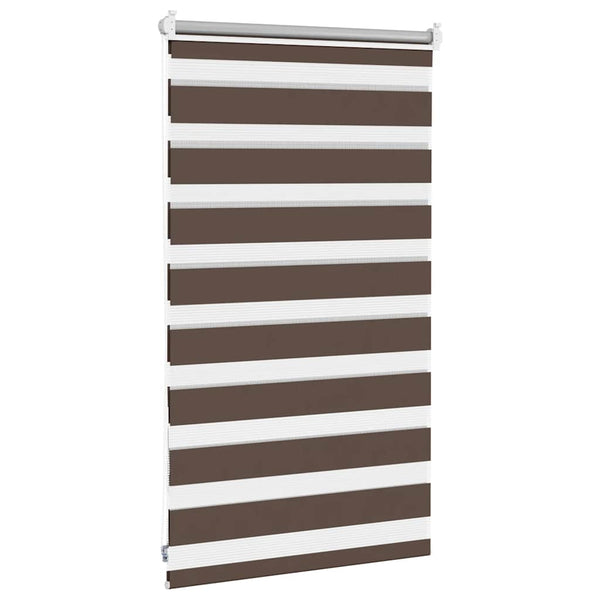 Kaffeebraunes Zebra Rollo 50,9x100 cm