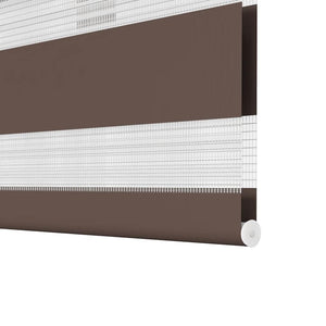 Kaffeebraunes Zebra Rollo 50,9x100 cm