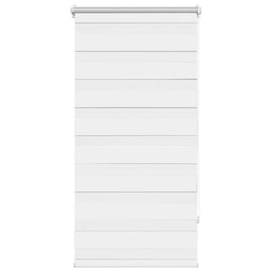 Zebra-Rollo 60,9 x 120 cm, Stoffbreite 56,7 cm, Weiß