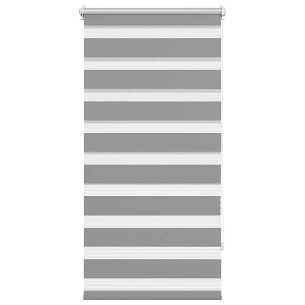 Zebra-Rollo 60,9 x 120 cm, Stoffbreite 56,7 cm, grau