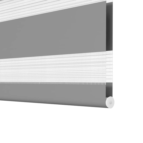 Zebra-Rollo 60,9 x 120 cm, Stoffbreite 56,7 cm, grau