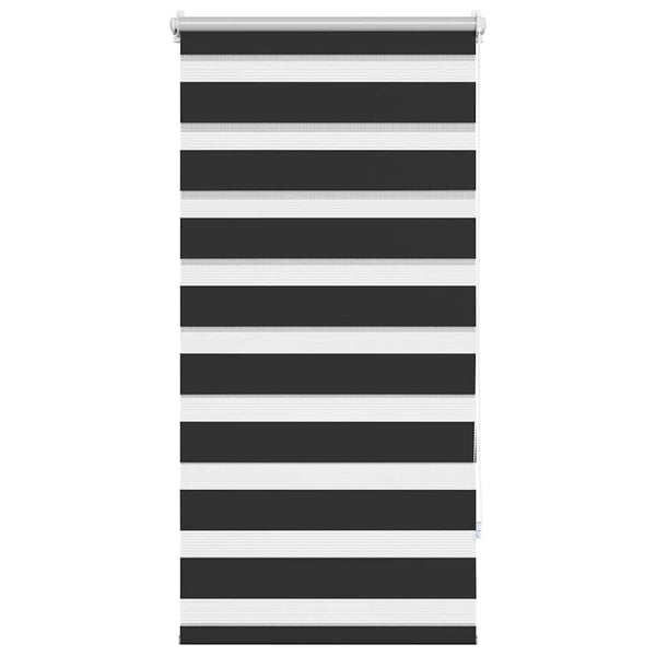 Zebra-Rollo 60,9 x 120 cm, Stoffbreite 56,7 cm, schwarz