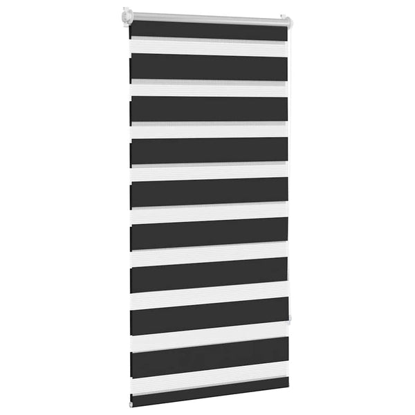 Zebra-Rollo 60,9 x 120 cm, Stoffbreite 56,7 cm, schwarz