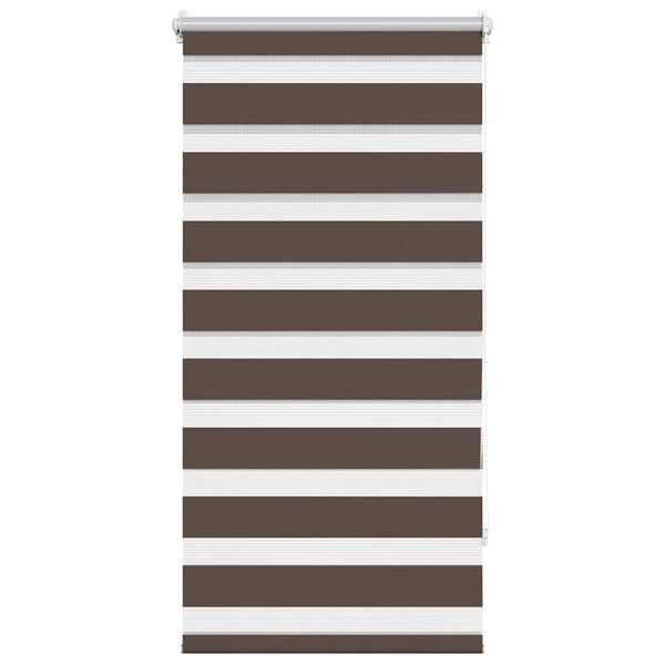 Kaffeebraunes Zebra-Rollo 60,9x120cm