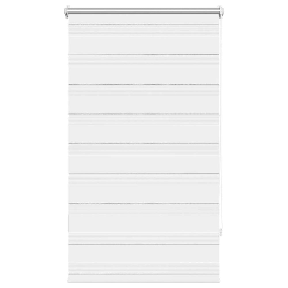 Weißes Zebra Rollo 70,9x120 cm
